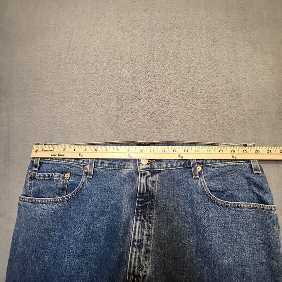 Vintage Deadstock Levis 560 Jeans Mens 40x30 Blue Loose Fit Tapered Leg Denim - Picture 10 of 12